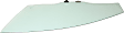 Front, Driver Side Door Glass, Green Tint, Replaces NAGS No. FD25764 GTYN