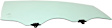 Front, Passenger Side Door Glass, Green Tint, Replaces NAGS No. FD23636 GTYN