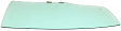 Rear, Passenger Side Door Glass, Green Tint, 4-Door, Sedan, No NLP, Replaces NAGS No. FD21490 GTYN