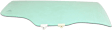 Rear, Passenger Side Door Glass, Green Tint, 4-Door, Sedan, No NLP, Replaces NAGS No. FD21490 GTYN