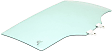 Rear, Passenger Side Door Glass, Green Tint, 4-Door, Sedan, Replaces NAGS No. FD23389 GTYN