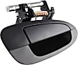 2002-2006 Nissan Altima - Rear, Passenger Side Smooth Black Exterior Door Handle, Without Key Hole