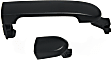 Rear, Driver Side Exterior Door Handle, Primed, Without Key Hole, With Cap
