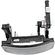 Rear, Driver Side Exterior Door Handle, Primed, Without Key Hole, 6 Cyl., 3.3L Engine