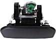 Rear, Driver Side Textured Black Exterior Door Handle, Without Key Hole, Sport Utility