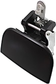 Rear, Driver Side Smooth Black Exterior Door Handle, Without Key Hole, Sport Utility