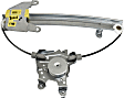 Rear, Passenger Side Window Regulator, Power, without Motor