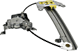 Rear, Passenger Side Window Regulator, Power, without Motor