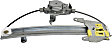 Rear, Passenger Side Window Regulator, Power, without Motor