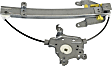 Rear, Passenger Side Window Regulator, Power, without Motor
