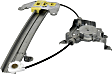 Rear, Driver Side Power Window Regulator, Without Motor
