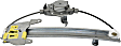 Rear, Driver Side Power Window Regulator, Without Motor