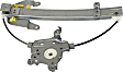 Rear, Driver Side Power Window Regulator, Without Motor