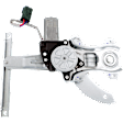 Rear, Driver Side Window Regulator, Power, 4 Cyl., 1.6L Engine