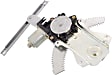 Rear, Passenger Side Power Window Regulator, With Motor