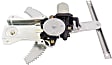 Rear, Passenger Side Power Window Regulator, With Motor