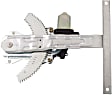 Rear, Driver Side Power Window Regulator, With Motor
