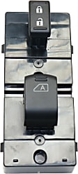 Front, Passenger Side Window Switch, Black