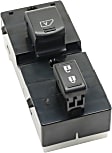 Front, Passenger Side Window Switch, Black