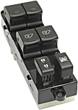 Front, Driver Side Window Switch, Black, 6-Button Fits Vehicles From Production Date 5/07