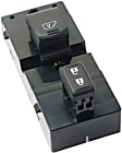 Front, Passenger Side Window Switch, Black, For Models with Auto Down Feature, Sedan
