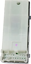 Front, Driver Side Window Switch, Black, 4-Button