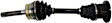 Front, Driver or Passenger Side Axle Assembly - Sold Individually 4WD