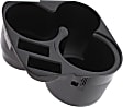 Front Cup Holder, Plastic, Black