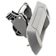 Rear - Back Door Textured Gray Exterior Door Handle, With Key Hole