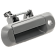 Rear - Back Door Textured Gray Exterior Door Handle, With Key Hole