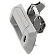 Rear - Back Door Textured Gray Exterior Door Handle, With Key Hole
