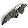 Rear - Back Door Textured Gray Exterior Door Handle, With Key Hole