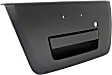 Tailgate Handle, Textured Black Plastic Without Camera Hole With Key Hole