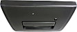 Tailgate Handle, Textured Black Plastic Without Camera Hole With Key Hole