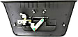 Tailgate Handle, Textured Black Plastic Without Camera Hole With Key Hole
