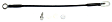 Direct Fit Tailgate Cable, Sold Individually