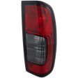 Passenger Side Tail Light, without Bulb, Halogen, Red and Smoked Lens, Production Date From October 1999, CAPA CERTIFIED