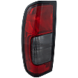 Driver Side Tail Light, without Bulb, Halogen, Red and Smoked Lens, Production Date From October 1999, CAPA CERTIFIED