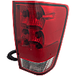 Passenger Side Tail Light, with Bulb, Halogen, Clear and Red Lens, 8 Cyl., 5.6L Engine, Without Utility Compartment