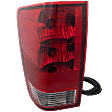 Driver Side Tail Light, with Bulb, Halogen, Clear and Red Lens, 8 Cyl., 5.6L Engine, Without Utility Compartment, CAPA CERTIFIED