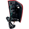 Driver Side Tail Light, with Bulb, Halogen, Clear and Red Lens, 8 Cyl., 5.6L Engine, Without Utility Compartment, CAPA CERTIFIED
