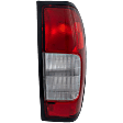 Passenger Side Tail Light, without Bulb, Halogen, Clear and Red Lens, 4WD/2WD (2.4L Engine) Production Date To September 1999