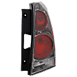 Driver Side Tail Light, with Bulb, Halogen, Clear and Red Lens, SE Model, 6 Cyl., 3.5L Engine