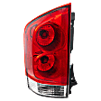 Driver Side Tail Light, with Bulb, Halogen, Clear and Red Lens, Production Date From January 2005