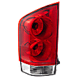 Driver Side Tail Light, with Bulb, Halogen, Clear and Red Lens, Production Date From January 2005