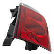 Driver Side Tail Light, with Bulb, Halogen, Clear and Red Lens, Production Date From January 2005