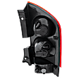 Driver Side Tail Light, with Bulb, Halogen, Clear and Red Lens, Production Date From January 2005