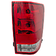 Passenger Side Tail Light, with Bulb, Halogen, Clear and Red Lens, 8 Cyl., 5.6L Engine, With Utility Compartment, CAPA CERTIFIED