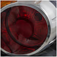 2007-2012 Nissan Altima - Passenger Side Tail Light, with Bulb, Halogen, Amber, Clear and Red Lens, Sedan