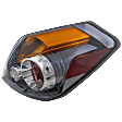 2007-2012 Nissan Altima - Passenger Side Tail Light, with Bulb, Halogen, Amber, Clear and Red Lens, Sedan